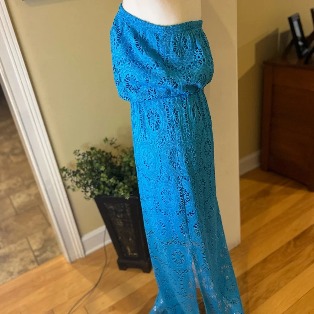 Lilly Pulitzer Emmett Women’s Strapless Dress in Blue - Picture 6 of 14